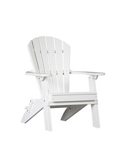 Kids Folding Adirondack Chair - Child Sized Outdoor Furniture White - £239.75 GBP