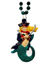 Pirate Lady Mermaid Gasparilla Mardi Gras Beads Necklace - £4.37 GBP