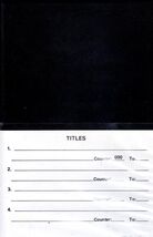 VHS Tape : Presentation Case set of Two cases - $5.00