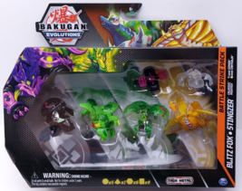 Bakugan Evolutions Battle Strike Pack True Metal NEW BLITZ FOX STINGZER - $24.70