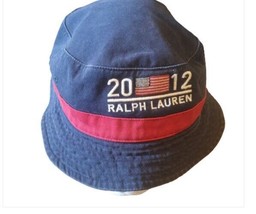 Vintage 2012 Polo Ralph Lauren Bucket Hat Sportsman Patch Made Sz L/XL  RARE - £24.04 GBP