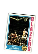 1974-75 Topps Portland Trail Blazers Basketball Card #66 John Johnson - £0.77 GBP