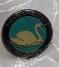 NEW - AMA Waterways Privilege - Swan Lapel Hat Pin - £12.51 GBP