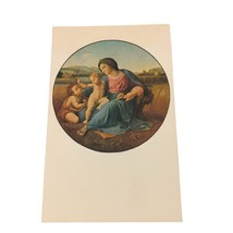 Postcard National Gallery Of Art The Alba Madonna Religious Chrome Unposted - $4.84