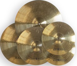HAIRIESIS Cymbal Exquisite Alloy Cymbal Set 14&quot;/16&quot;/18&quot;/20&quot; 5 Pieces Dru... - £102.21 GBP