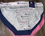 Champion ~ 3-Pair Women&#39;s Bikini Underwear Panties Cotton Blend ~ XL - $24.74