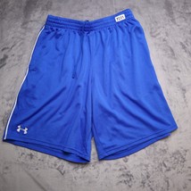 Under Armour Shorts Mens L Blue Elastic Waist Pockets Athletic Sports - £17.83 GBP