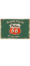 Phillips 66 Retro Vintage Gas Gasoline Oil Tin Sign 8x12 inches Station up - $34.84 CAD