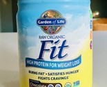 NEW Garden of Life Raw Organic Fit High Protein Chocolate 1lb. ex 7/24 - £16.26 GBP