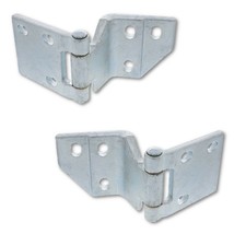 67-68-69-70-71-72 Chevy GMC Truck Blazer Lower Side L&amp;R Door Hinge Bracket Pair - £98.06 GBP