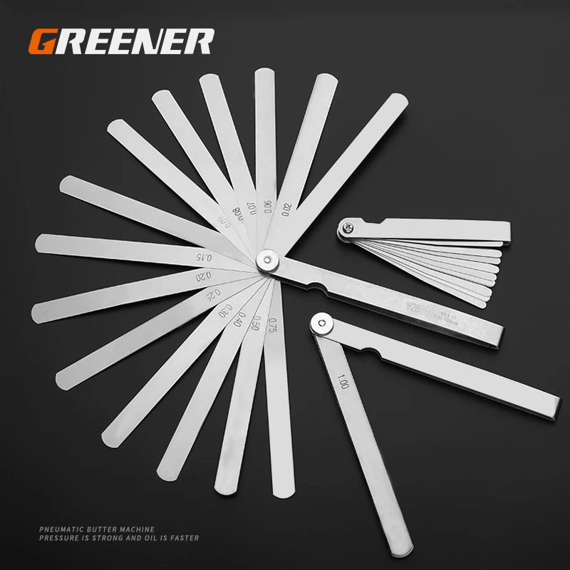 House Home GREENER 0.02 To 1mm 14 17 Blade Thickness Gap Metric Filler Feeler Ga - $25.00