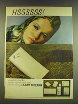 1966 Lady Buxton Shadow Shades Ad - Hssssss! A touch of cobra-skin - $18.49