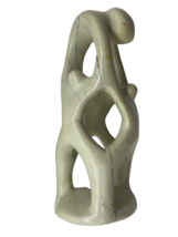 Abstract Family Tree Hand Carved Kenya Kisii Soapstone Statue Figurine 7&quot; - £17.94 GBP