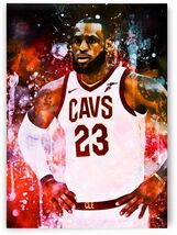 Cleveland Cavaliers LeBron James 23 NBA Metal Sign 12x8in - $34.84 CAD