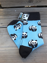 NEW World Wildlife Fund PANDA Adult Socks One Size Unisex ~ SHIPS FREE - £12.57 GBP