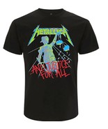 METALLICA T-Shirt Justice For All New Rock Metal Tee - $19.99 - $25.99