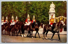 Queens Life Horse Guards Salmon LIFE Series London card K11 - $3.57