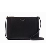 New Kate Spade Leila Crossbody Pebble Leather Black with Dust bag - $92.91