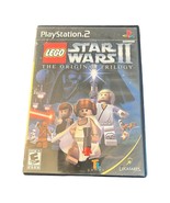 Playstation 2 PS2 Lego Star Wars II The Original Trilogy Game With Case - £5.48 GBP