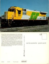 Train Railroad Roberval &amp; Saguenay #50 Model Super 7-23B Vintage Postcard - $9.40