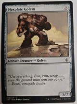 MTG Magic The Gathering Card Hexplate Golem Artifact Creature Golem Conspiracy  - $4.80