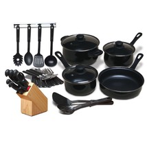 Gibson Home Total Kitchen 32 Piece Cookware Combo Set - £68.31 GBP