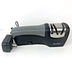 Smith&#39;s Electric Knife Sharpener 50005 w/Switching Adaptor Gray Black - £9.00 GBP