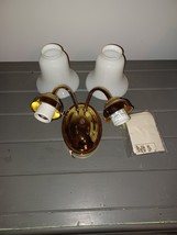 Progress Wall Sconce 2-Light Polished Brass Frosted Glass Shade P3374-10 - $25.00