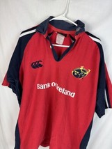Canterbury of New Zealand Rugby Jersey Bank of Ireland Shirt Men’s Medium VTG - £46.85 GBP
