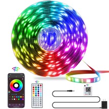 LED Lights for Bedroom, 25FT RGB LED Strip Lights with 44 Keys IR Remote, Smart  - $13.84