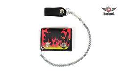 Biker Tri-Fold Chain Wallet - $12.00