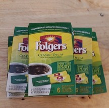 5 Box Folgers Decaf Classic Roast Coffee Singles 6 Ct SEE PICS  (BN17) - £16.79 GBP
