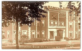 RPPC Army Coast Artillery Officers Club at Fort Totten NY New York ca 1910 - £21.76 GBP