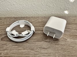 Genuine OEM Apple A2305 A2561 20W USB-C Wall Charger  &amp; Data Cable iPad ... - $553.13 MXN