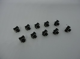 10Pack Lot 6x6x6mm 4 Pin Bottom Push Touch Tactile Momentary Micro Button Switch - £8.47 GBP