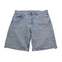 Wrangler Shorts Mens 36 Blue Jean Western Work Denim Outdoors Relaxed - $18.69