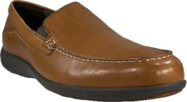 Rockport Aiden Venetian Men&#39;s Tan Leather Slip On Shoes Sz 13, H79798 - £71.93 GBP