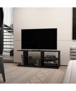 Tubac Black Melamine TV Rack with Open Storage - $2,199.31 MXN