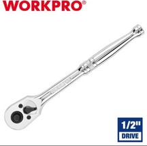 WORKPRO 1/2&quot; Drive Ratchet Handle 72-Tooth Quick-Release Reversible Ratc... - £23.70 GBP