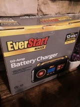 15Amp Automotive Battery Charger W/50 Amp Engine Start Portable Current-... - $74.25