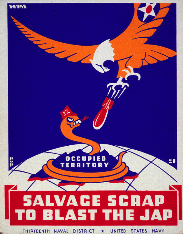 Vintage POSTER.Home wall.US Navy.Snake  Eagle.House Room Decor.1003