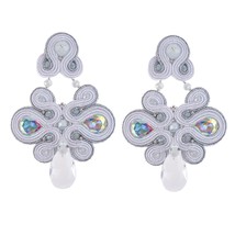 Soutache Fashion fine Drop earrings for women boho jewelry Handmade weave multip - £18.82 GBP