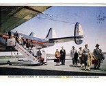 Trans Canada Airlines Super Constellation Postcard 1950&#39;s - $14.87