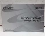 2020 Sierra Denali Sierra Owners Manual [Paperback] By GM - £35.65 GBP