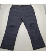 Orvis Pants Mens 38x29 Navy Fleece Lined Pockets Stretch Straight Leg Co... - $27.73