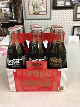 6 Pack Bottles Coca Cola 1996 100 Years Of Olympic Tradition Athens To Atlanta - £24.35 GBP