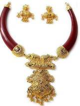 New style royal Necklace Pola  Fashion Jewellery Set Golden ap350 - $41.56