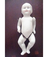 Limbach ANTIQUE DOLL molded blonde hair and nicely painted features [BOO... - $47.39 CAD