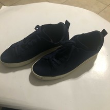 Banana Republic Navy Blue Mesh Knit Men’s Sneaker Shoes Size 8.5 - £15.81 GBP