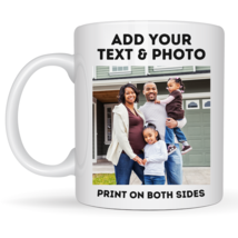 Personalized Mug Custom Text Photo Name Gift Coffee Funny Day Ceramic 11oz Cup - £13.43 GBP